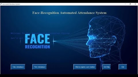 Face Recognition Attendance System in Python | OpenCV + Tkinter + Excel + PDF Export