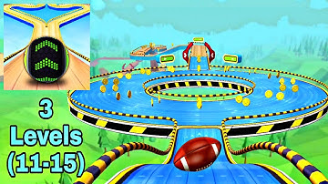 Going Balls  -  Part 3 levels 11 to 15  Gameplay Walkthrough  ARMA (iOS & Android)