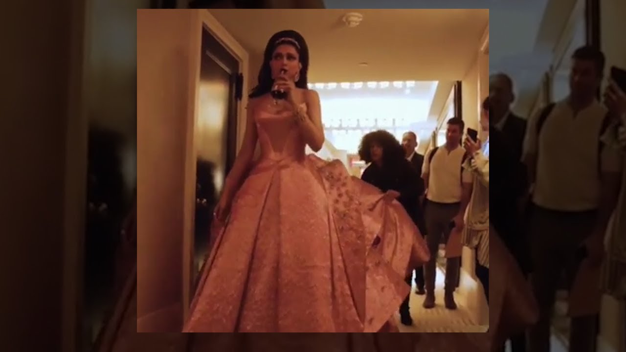 Watch: Deepika Padukone trips on her Met Gala Barbie dress in hotel lobby