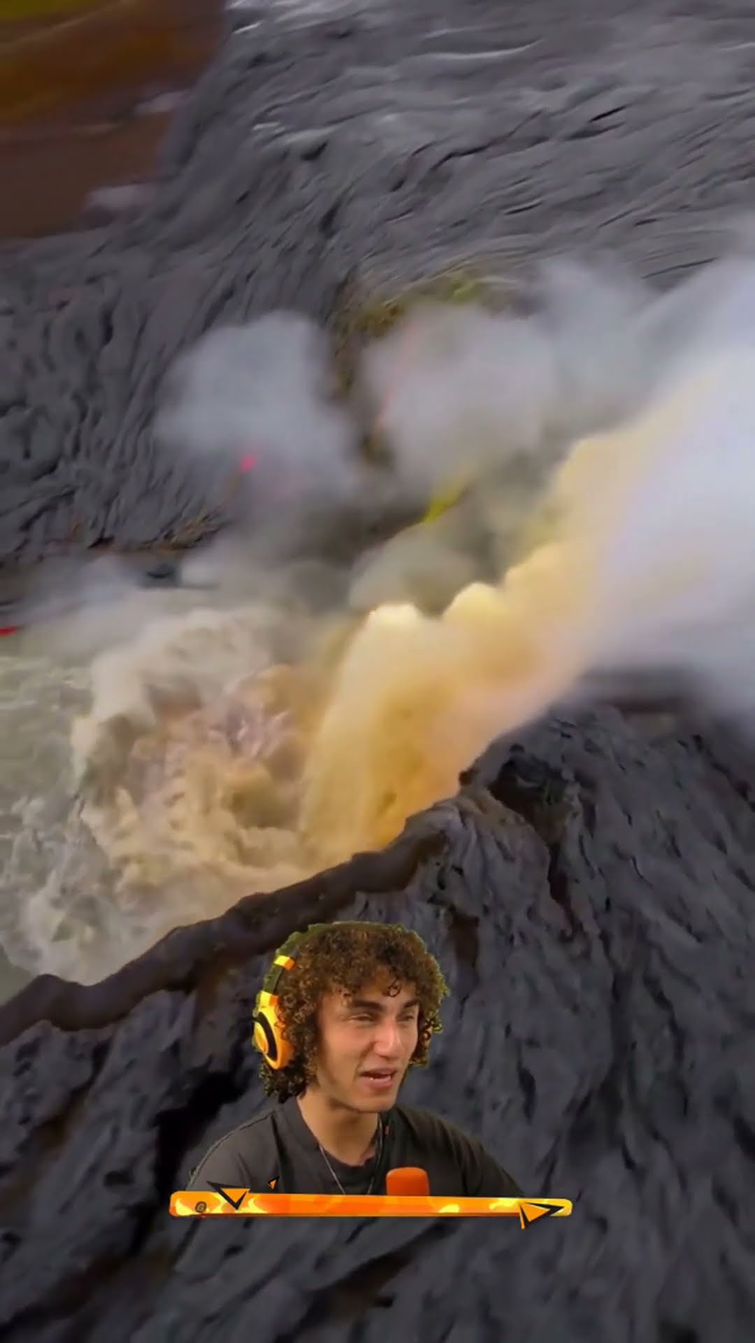 Volcanic Geyser RAGING and SMOKING!?