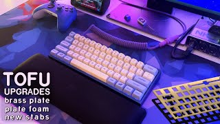 Tofu Upgrades: Drop 60% Brass Plate, Plate Foam & More