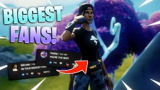 Reacting to my BIGGEST FANS Fortnite Montages