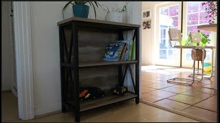 FATORRI Small Bookcase Review! Great Quality For Small Space