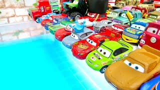 A ton of Cars minicars jump into the water! Popular Past Video Compilation ☆