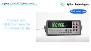 Digital Multimeter, 34450A 5½ digit : Short Intro