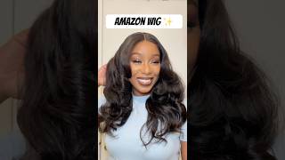A good ole Amazon wig 🥰 ( I did pluck my part but that was it )🤷🏾‍♀️ #amazonfinds #shorts #wig