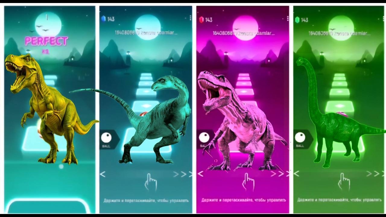 🦖 Godzilla King 👑 VS Godzilla Atomic Breath 💥 | Tiles Hop EDM Rush 🎶🔥