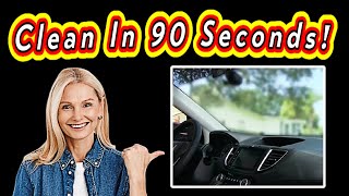 NEW Car Window Cleaning HACK: Crystal Clear Windows in Seconds! by Kitchen Tips Online 2,316 views 1 year ago 1 minute, 5 seconds