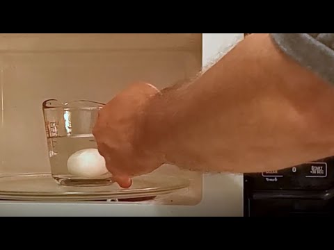 Hardboiled Eggs In The Microwave, And Softboiled