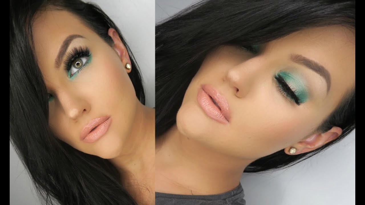 Green Spotlight Eye Makeup Tutorial Urban Decay Vice 4 YouTube