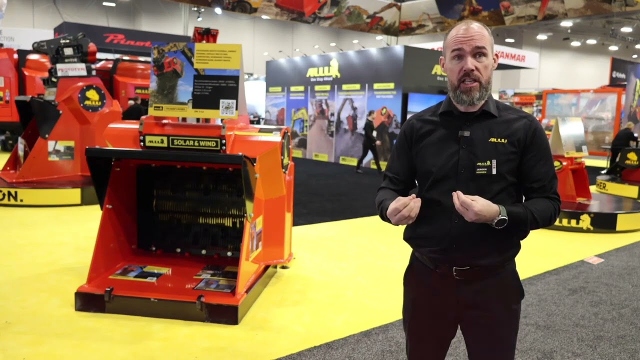 ALLU Screening bucket with VD Drum