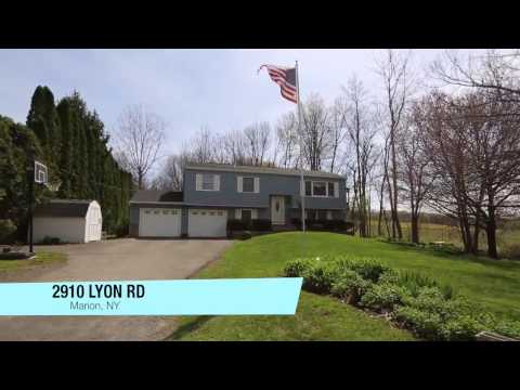 2910 Lyon Road, Marion, NY home video tour