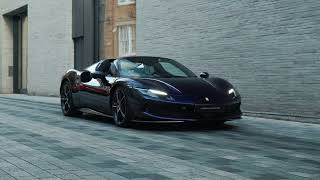 The ULTIMATE Ferrari 296 GTS: Custom Blu Micalizzatto & Full Carbon Specification at Ferrari Mayfair