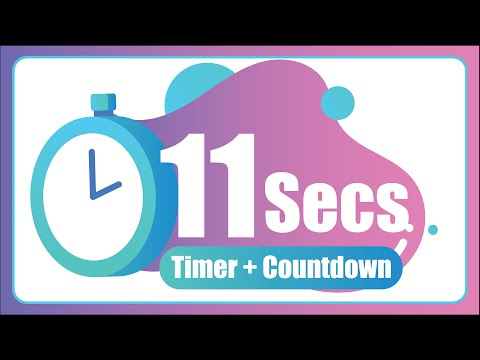 11 Seconds countdown Timer ⏱ with Alarm 🚨 (The Moments)