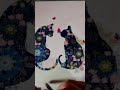 ¡ No Creerás el Resultado! Cuadro de Gatitos Enamorados con Glitter y Mariposas en Relieve