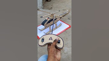 RC DIY Helicopter Cardboard Helicopter Flying #ytshorts #video #viral