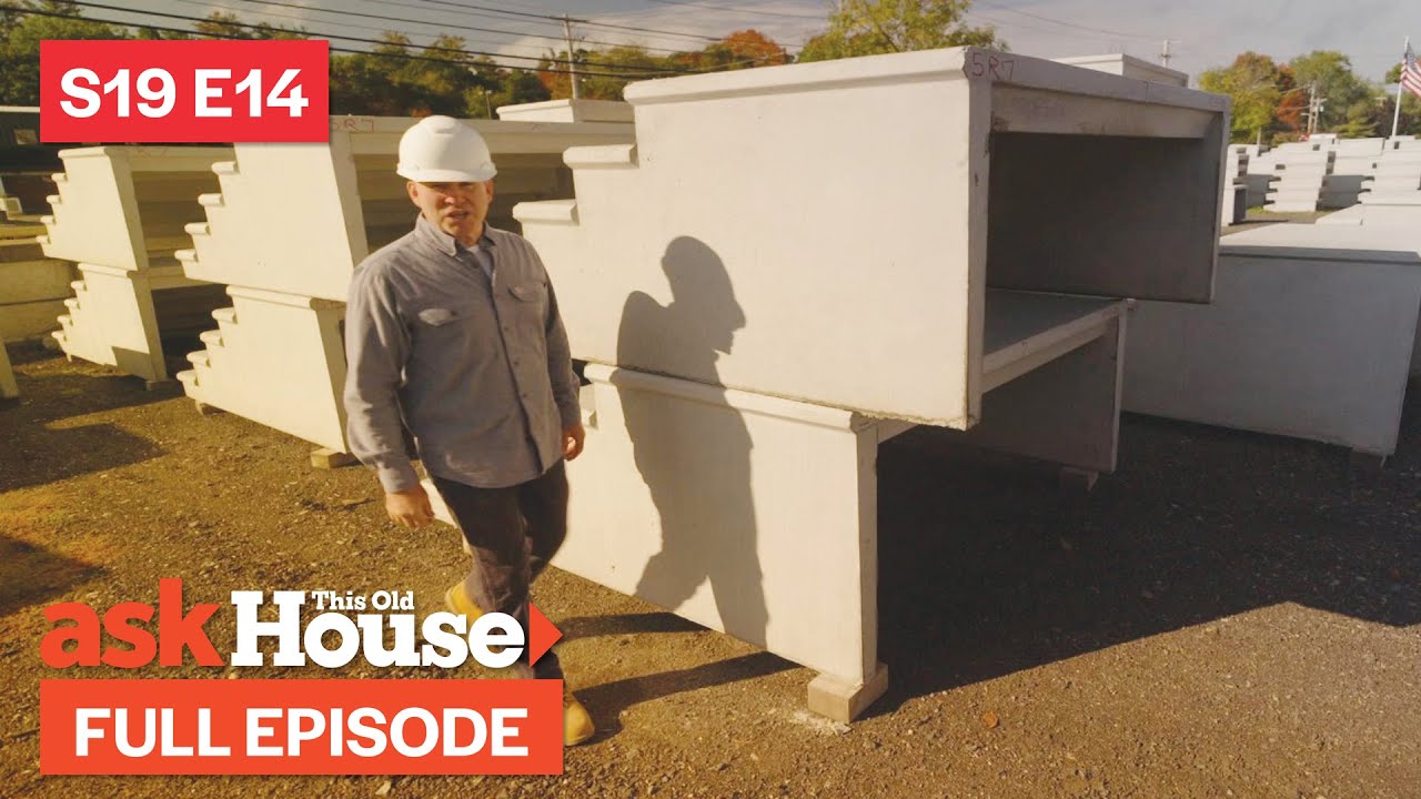 ASK This Old House Precast Concrete New Lamppost S19 E14 FULL ASK This Old House Precast Concrete New Lamppost S19 E14 FULL