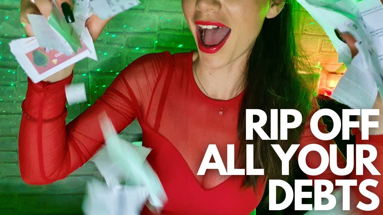 ASMR PAPER RIPPING, TEARING SOUNDS