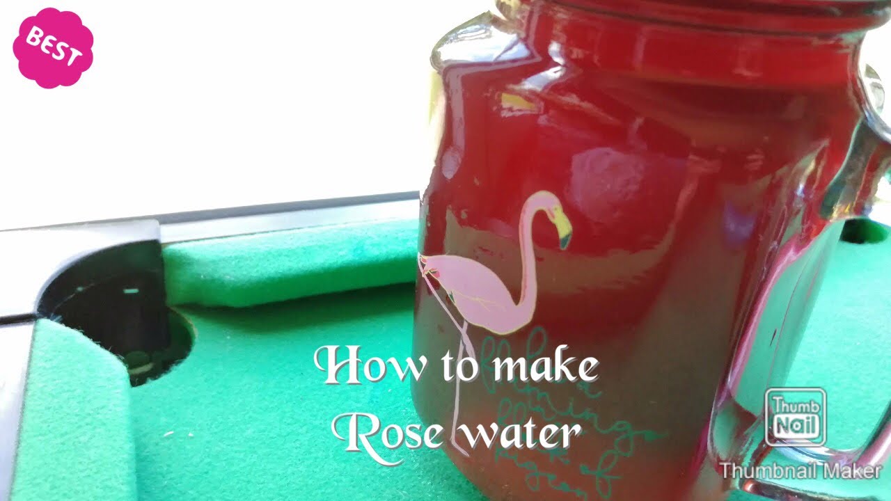 How to make rose water at home rose water recipe YouTube