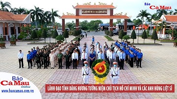 Lãnh đạo tỉnh dâng hương tưởng niệm Chủ tịch Hồ Chí Minh và các anh hùng liệt sĩ