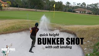 HOW TO PLAY A SHORT-SIDED BUNKER SHOT (to get it close) screenshot 5