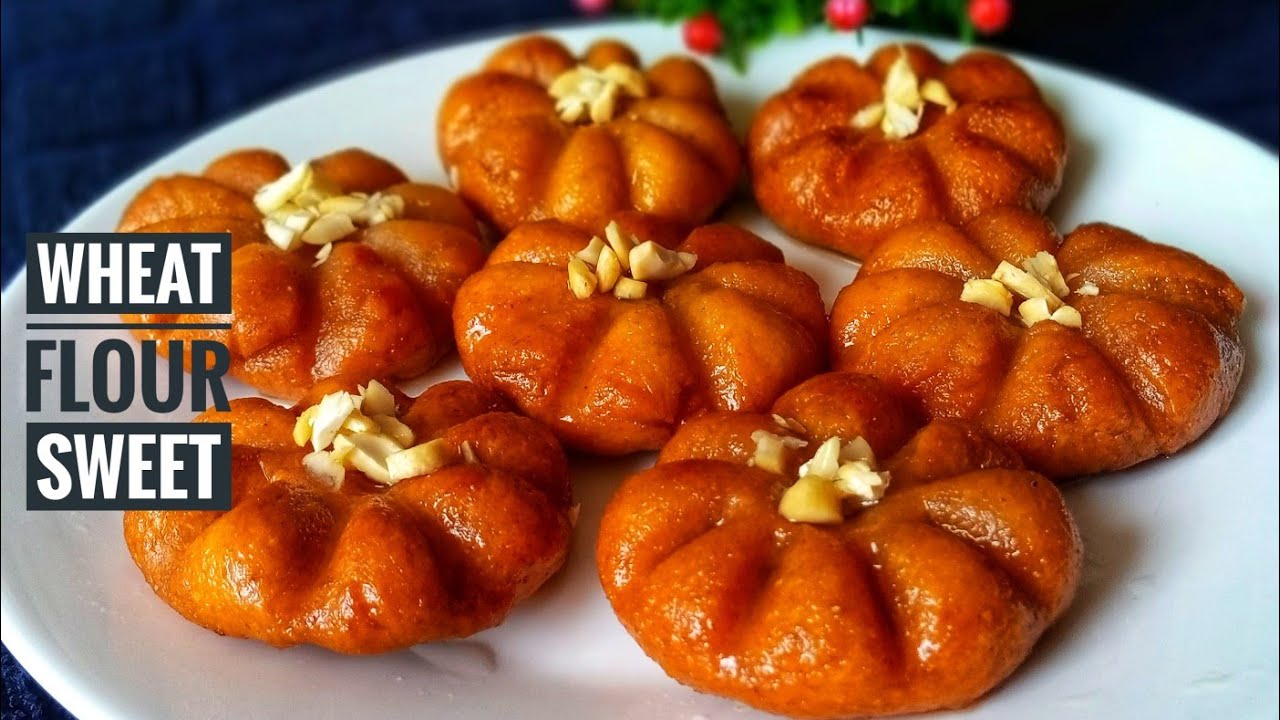 Wheat flour sweet recipeഗോതമ്പു പൊടി കൊണ്ട് ഒരു കിടിലൻ സ്വീറ്റ്😋😋