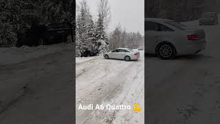 All-wheel drive Audi Quattro in action!