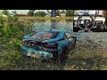 NFS HEAT Rebuilding a BMW I8 - LOGITECH G29 gameplay