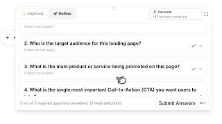 Pretty Prompt Update: Refine V2 on Chrome Extension