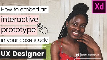 How to embed an interactive prototype from Adobe XD into your case study | UX Designer