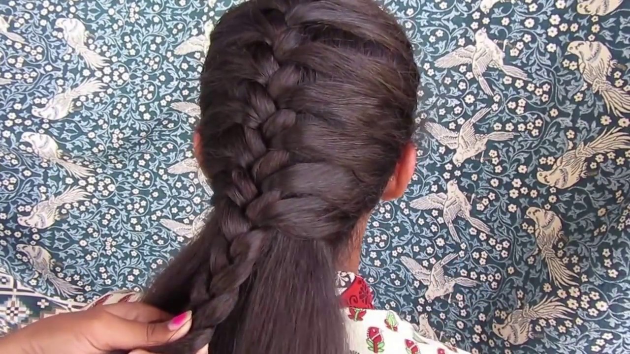 Simple & Beautiful French Braid Hairstyle || French Braid - YouTube