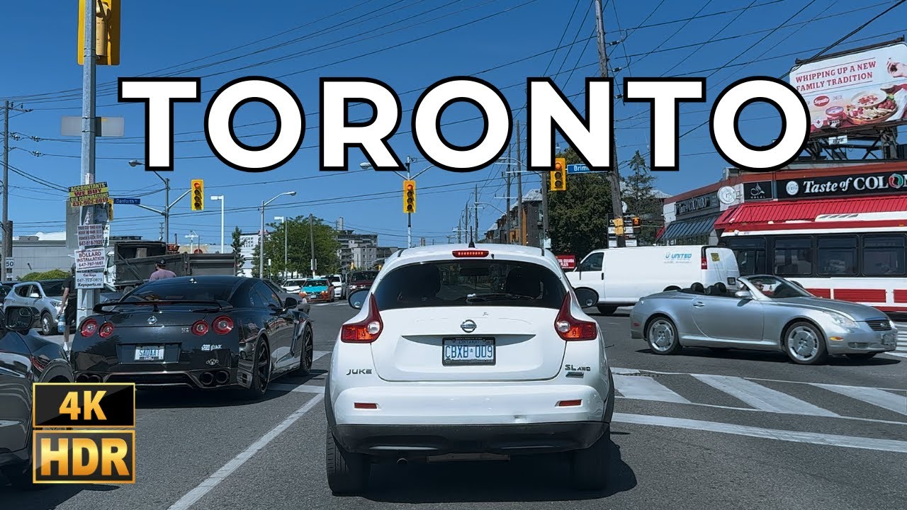 Danforth, Downtown & Scarborough Corridor Drive | Toronto 4K HDR POV via University & McCowan