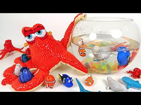 Disney Pixar Finding Dory - Giant Hank and Transforming eggs Dory, Nemo Toy play - DuDuPopTOY