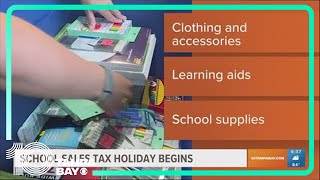 Florida's back-to-school tax holiday begins Monday