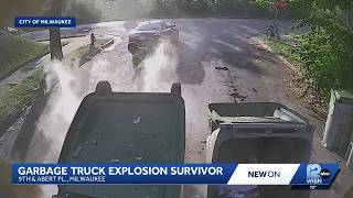 Milwaukee sanitation worker speaks out about explosion that injured partner