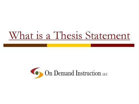 How to Write a Strong Thesis Statement - EasyBib Blog - How to write a ...