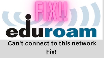 Eduroam can