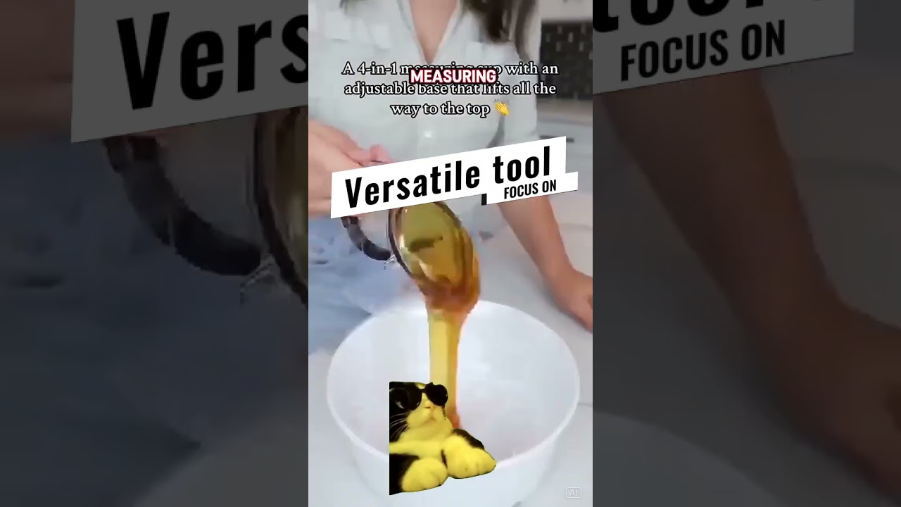 4-in-1 Adjustable Measuring Cup Review: Space-Saving Kitchen Gadget for Baking & Cooking | M GROTE