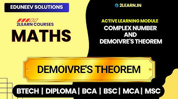 Complex Number and Demoivre