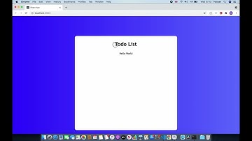 ReactJS Todo List - Creating The Todo Form Component
