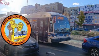 MTA BUS: 2010 Novabus LFSA [1287] BX1-LTD @ Grand Concourse & East Fordham Road