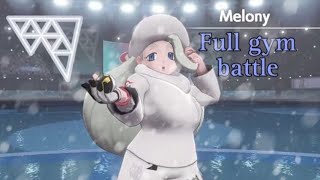 Melony full gym battle - Pokemon sword and shield