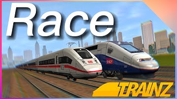 Trainz Driver2｜ICE 4 V.S. TGV(Race!)