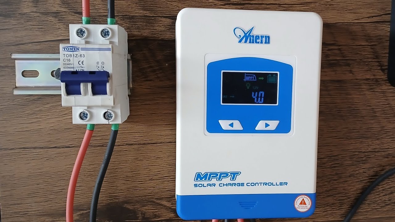 controlador anern  20 amperes em seu primeiro dia de uso