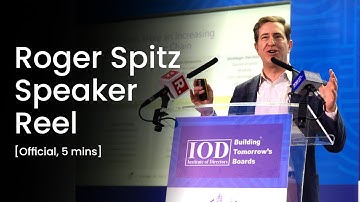 ROGER SPITZ | KEYNOTE SPEAKER SHOWREEL (Official 5 mins)