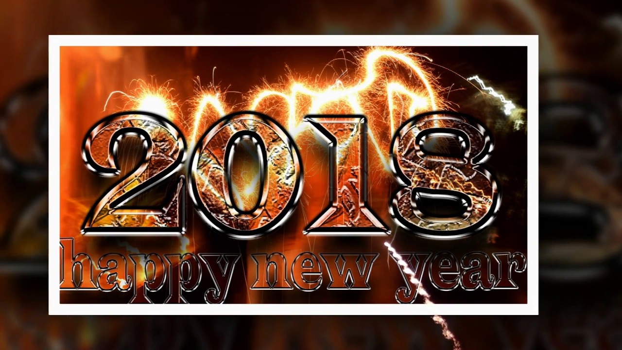4K new year 2018 download 3D Video | images, wishes ...