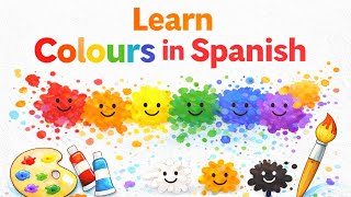 Spanish Colours in 1 Minute | Learn Spanish Fast | Easy Spanish