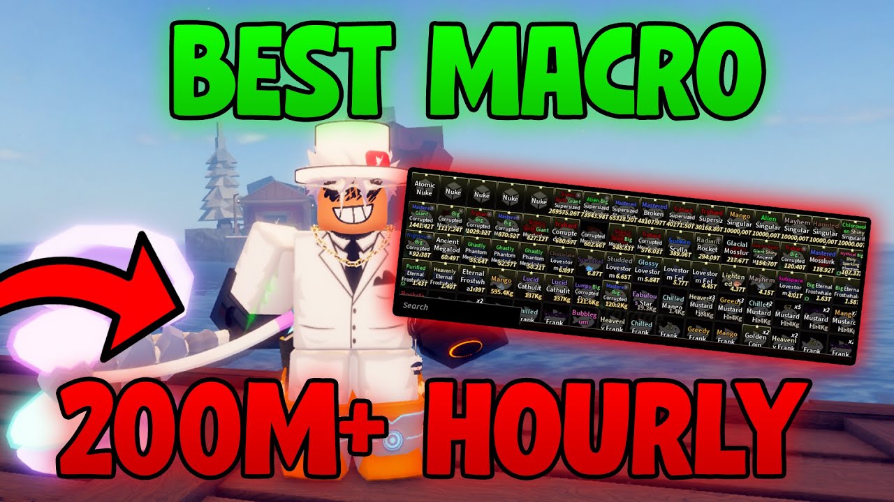 BEST Auto FISCH Macro Roblox! How To Macro In Fisch Roblox! (Roblox Fish)