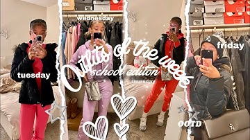 OUTFITS OF THE WEEK! (OOTW) |High School Edition|🤍📓