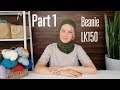 #1. How to knit a beanie and neck cuff with LK150 knitting machine part 1.